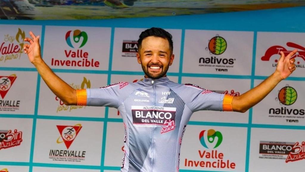 Duban Bobadilla celebra un triunfo.