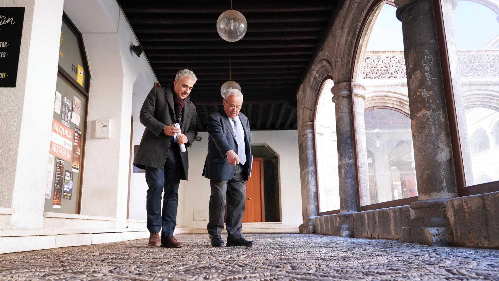 Gonzalo Santonja presenta la restauración del Claustro de las Francesas en Valladolid.