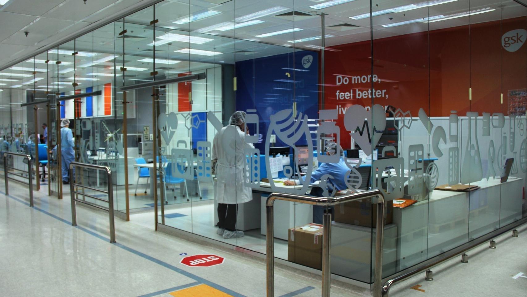 Laboratorio de GSK.
