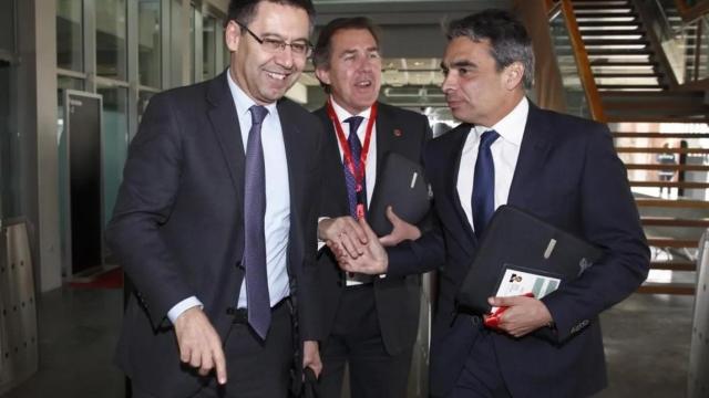 Josep Maria Bartomeu y Albert Soler en una foto de archivo