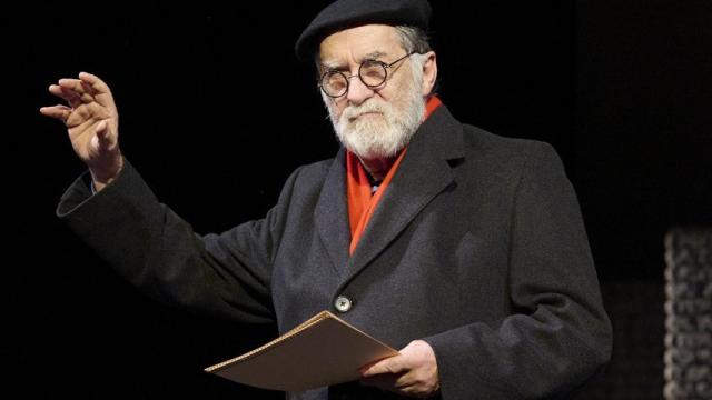 Ramón Barea como Pío Baroja en 'La lucha por la vida'. Foto: E. Moreno Esquibel / Teatro Arriaga