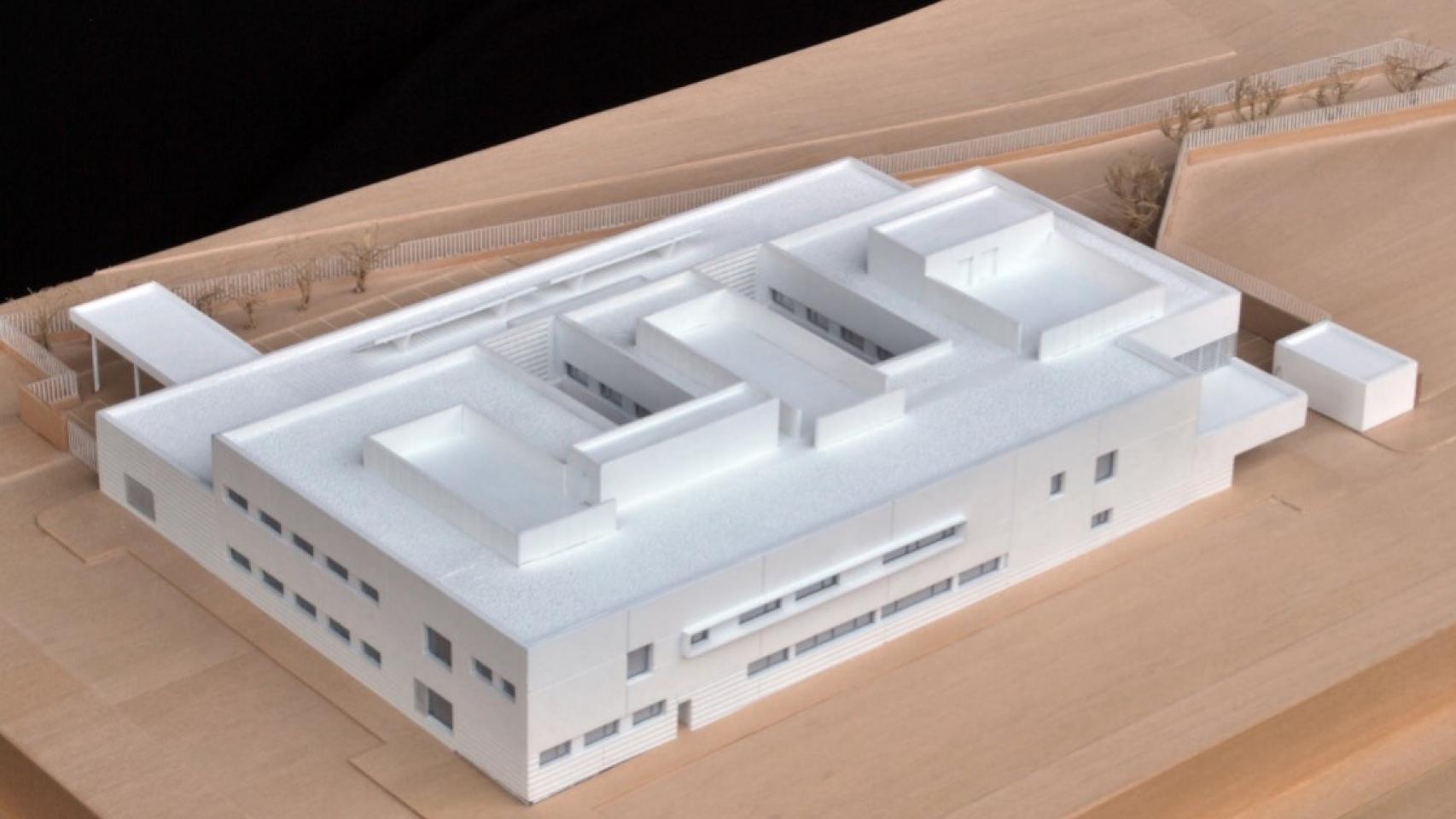 Maqueta del centro de salud Los Llanos, en Guadalajara