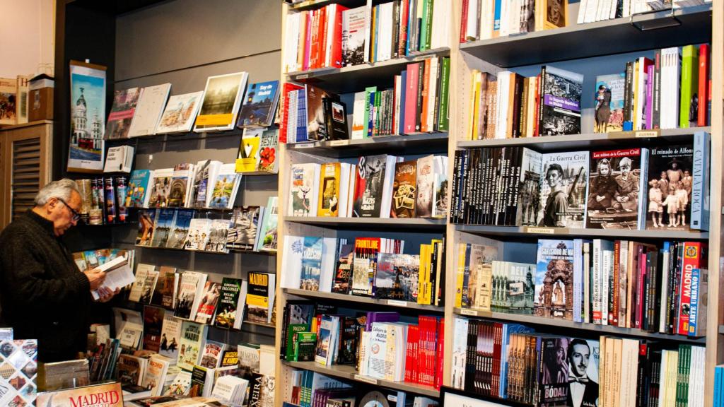 El interior de La Librería, en la calle Mayor 80.