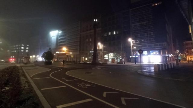 A Coruña, esta mañana.