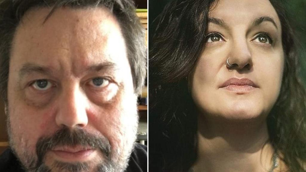 De izquierda a derecha: Javier, Pepe y Victoria, integrantes de Mensa.