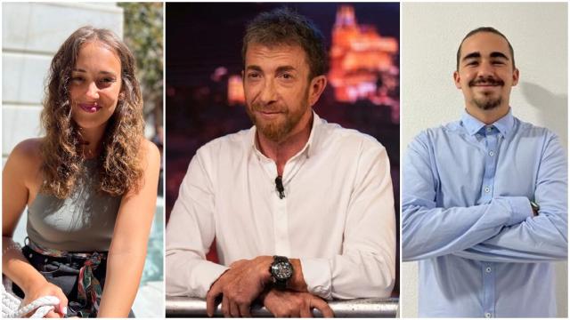 Pablo Motos, en su sección 'Pasarse de la raya', flanqueado por los psicólogos Laura Gómez y Lorenzo Rodríguez.