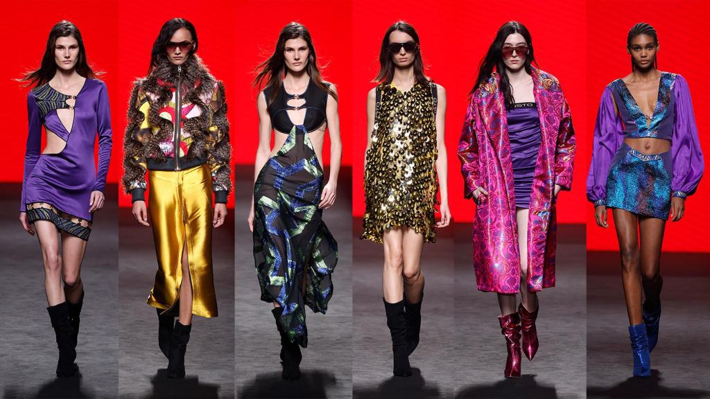 Algunos de los diseños más destacados del desfile de Custo Barcelona
