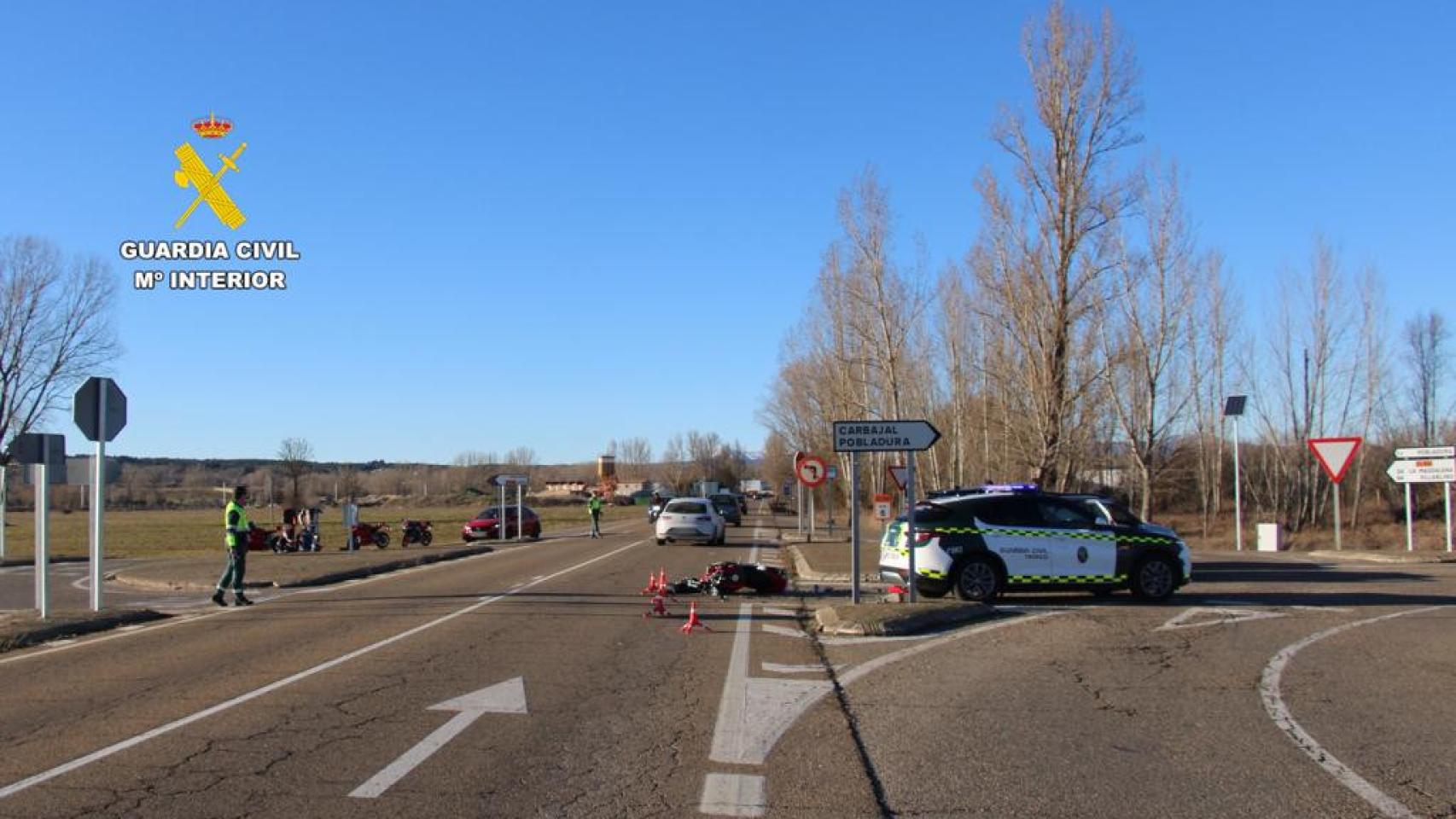 Accidente mortal en Sariegos