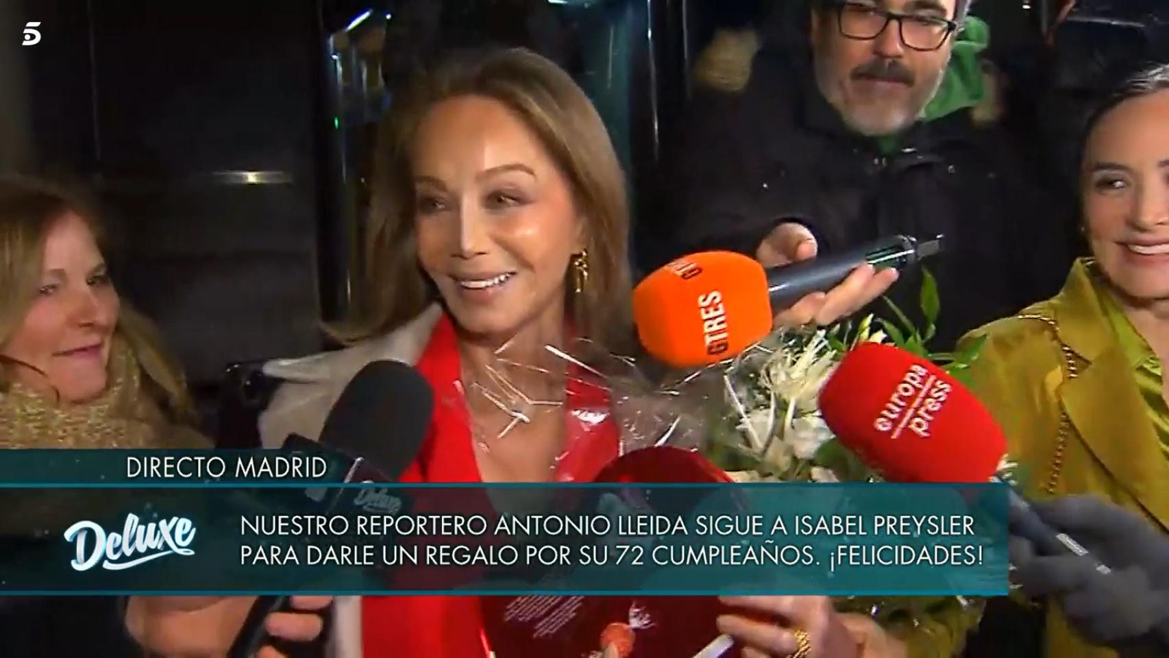 Isabel Preysler en 'Viernes Deluxe'.