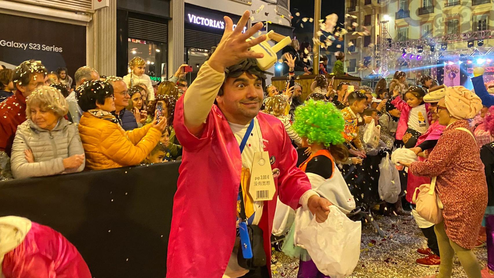 La noche del sábado de carnaval en el Centro de Málaga, en imágenes