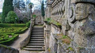 Escaleras del Pazo de Mariñán (Foto: Turismo de Galicia)