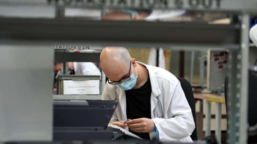 Un trabajador del sector tecnológico de Castilla y León.