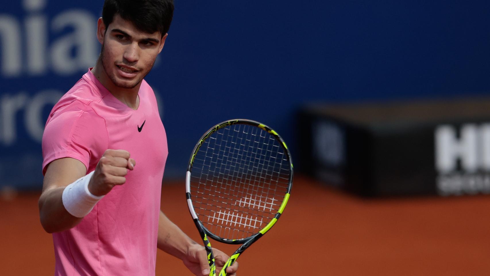 Carlos Alcaraz, en el ATP 250 de Buenos Aires