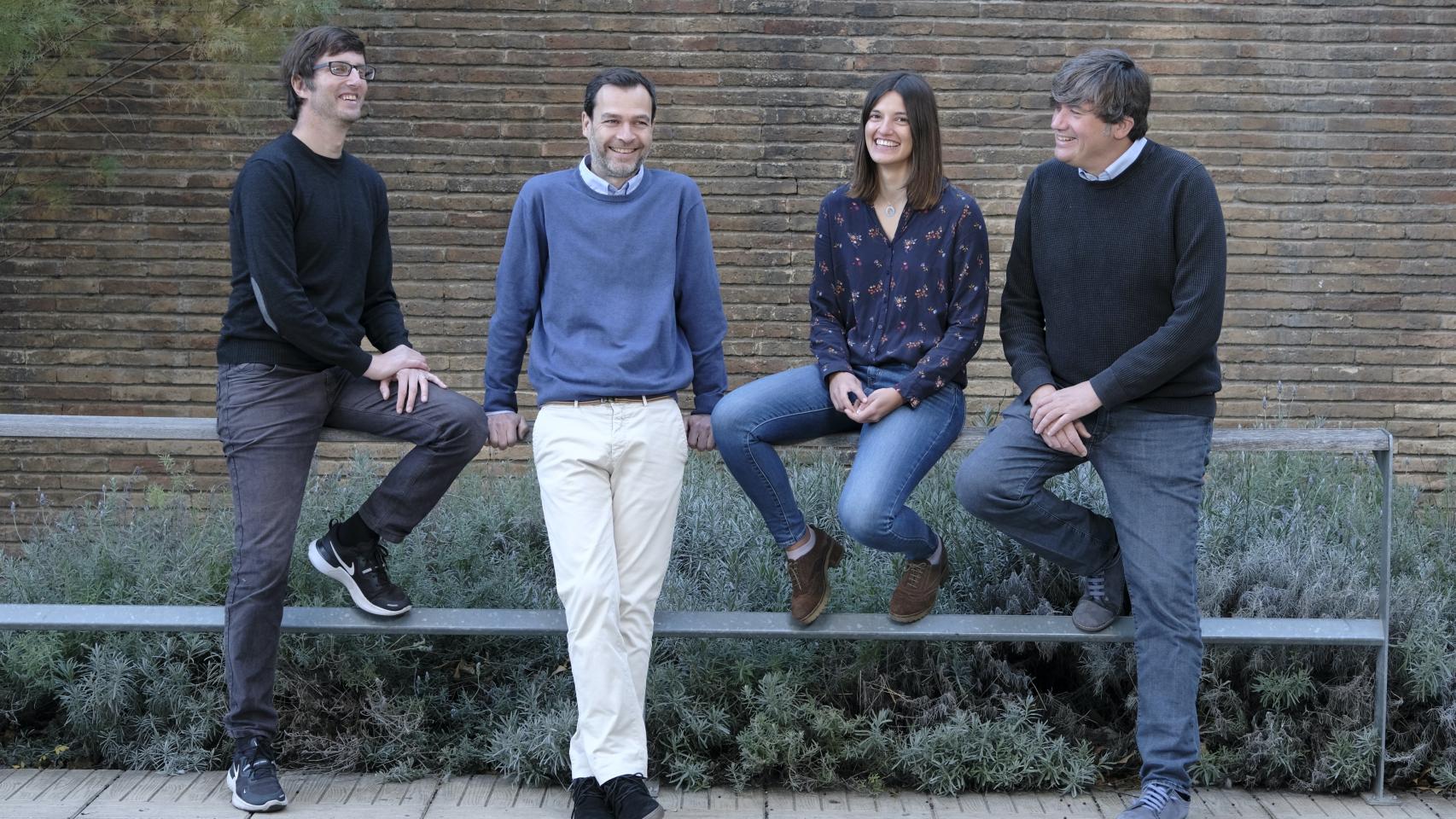 Equipo fundador de Ephion Health: Sebastían Idelsohn (CSO); Quique Llaudet (CEO); Mireia Claramunt (CTO) y Felip Miralles (presidente del Advisory Board).