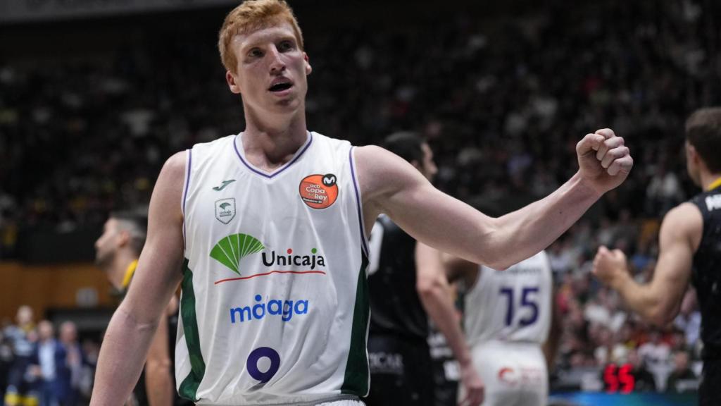 Alberto Díaz, jugador de Unicaja, en la final de la Copa del Rey.