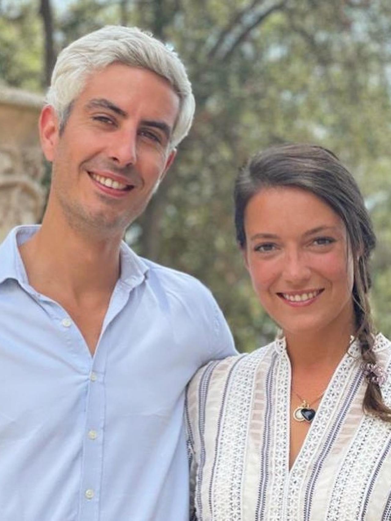 La princesa Alexandra y Nicolas Bagory en una imagen de redes sociales.