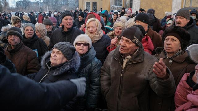 Ayuda humanitaria  en Kramatorsk