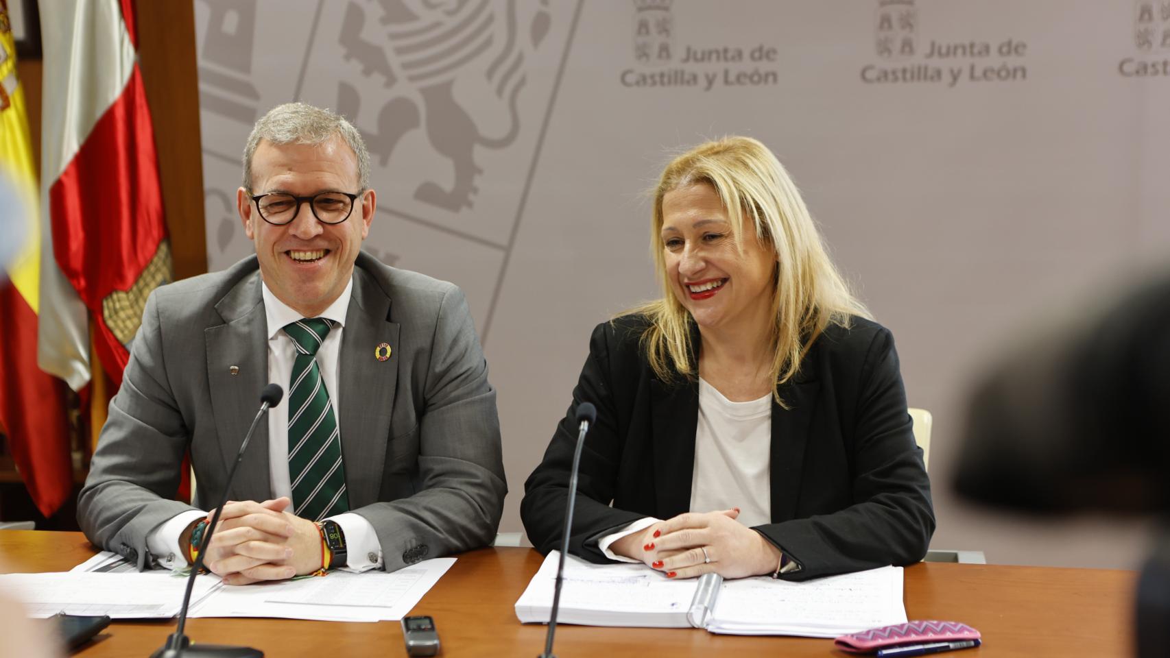 El consejero de Industria, Comercio y Empleo, Mariano Veganzones, durante el acto en Soria.