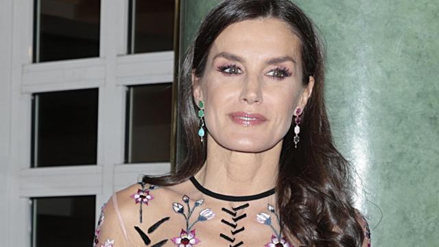 Letizia en un acto en Zaragoza.