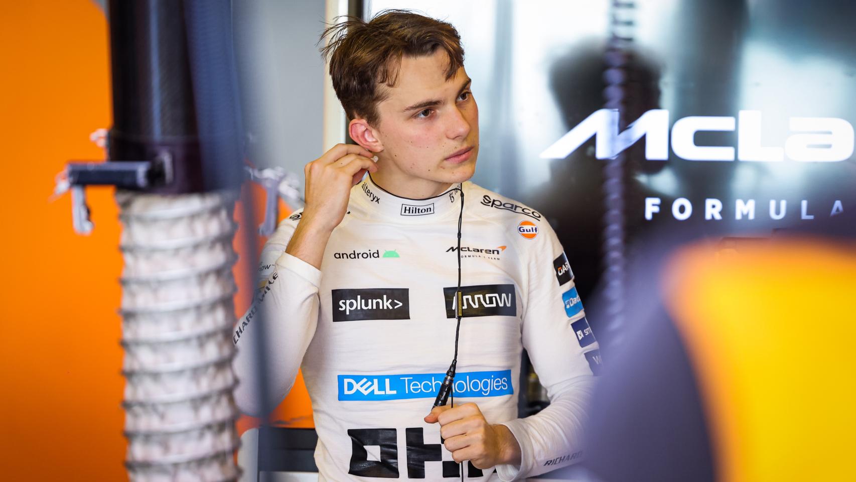 Piastri, en los test de Abu Dhabi con McLaren.