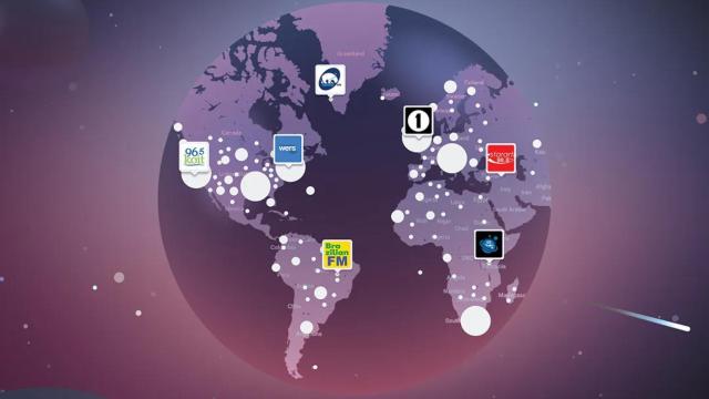 Explora las estaciones de radio cerca de ti