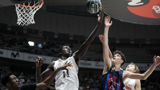 Mahamadou Landoure, durante la final de la Minicopa Endesa