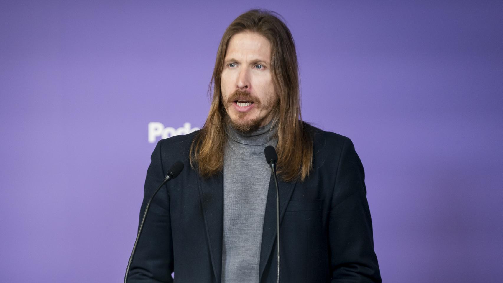 El coportavoz de Podemos, Pablo Fernández