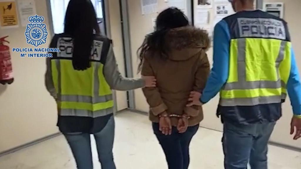 La detención de la madre en el distrito de Ciudad Lineal.