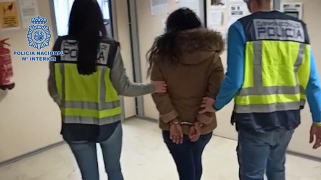 La detención de la madre en el distrito de Ciudad Lineal.