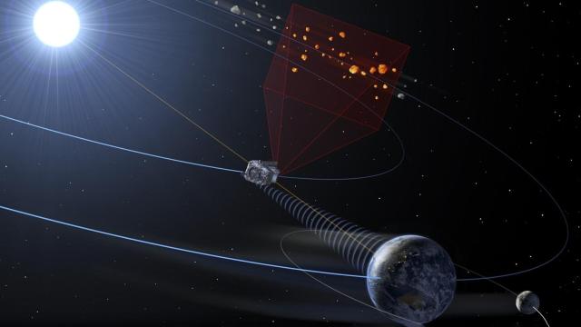 Ilustración de la sonda que explorará el punto Langrage L1.