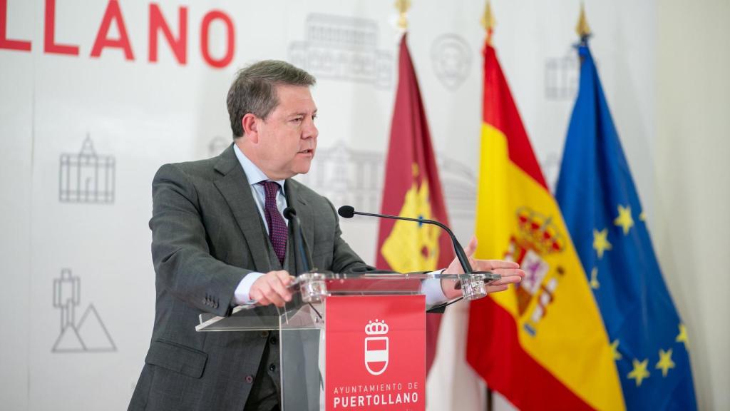 Intervención de García-Page en Puertollano.