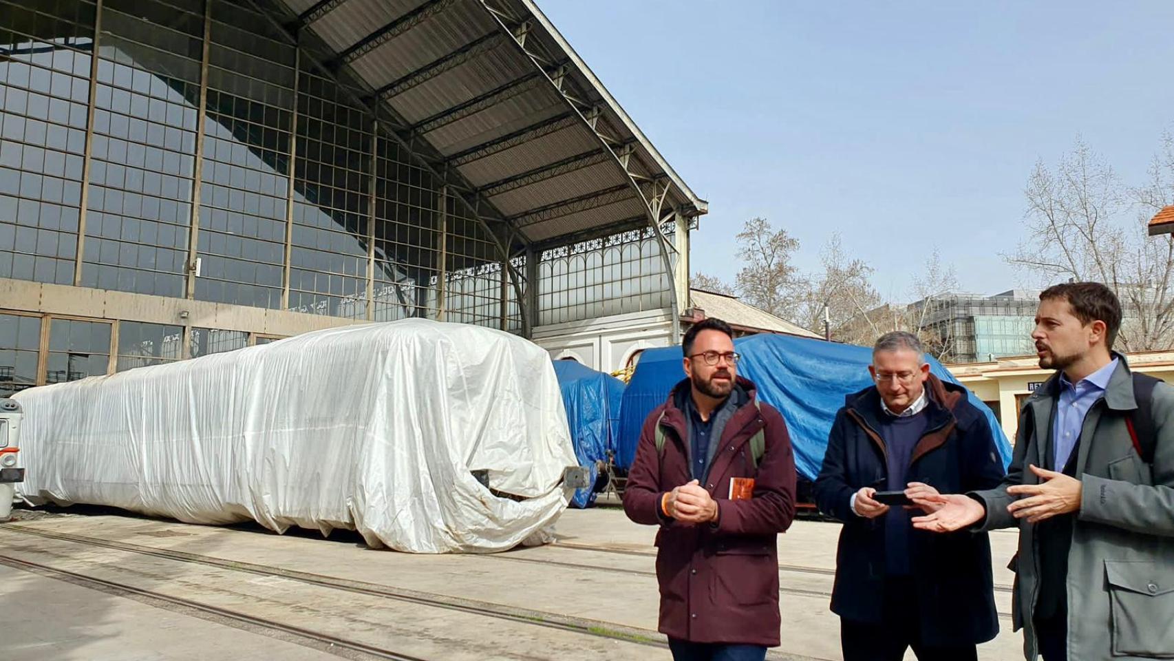 El concejal de Urbanismo, Adrián Santos Pérez, se reúne con el nuevo gerente de la Fundación del Museo del Ferrocarril, Adrián Fernández Carrasco para acelerar la firma del convenio definitivo