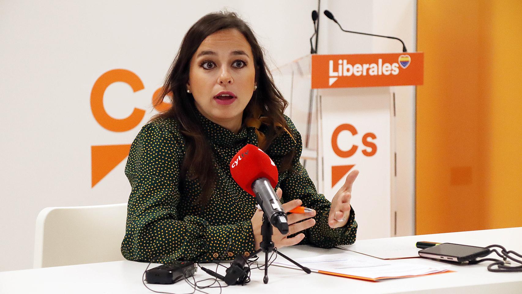 Imagen de archivo de la presidenta de Ciudadanos en Castilla y León, Gemma Villarroel