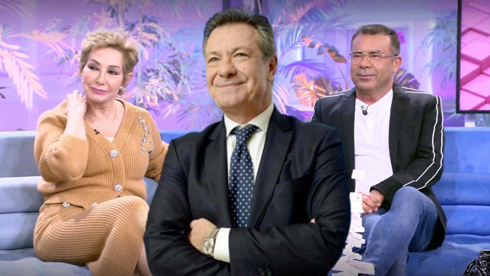 Ana Rosa Quintana, Alessandro Salem y Jorge Javier Vázquez.