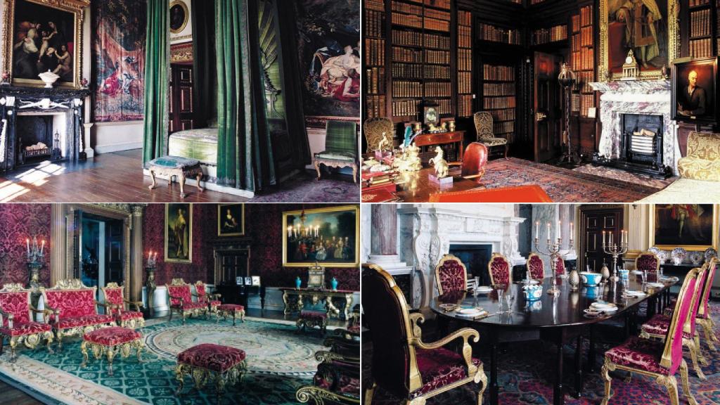 Diferentes estancias de Houghton Hall.