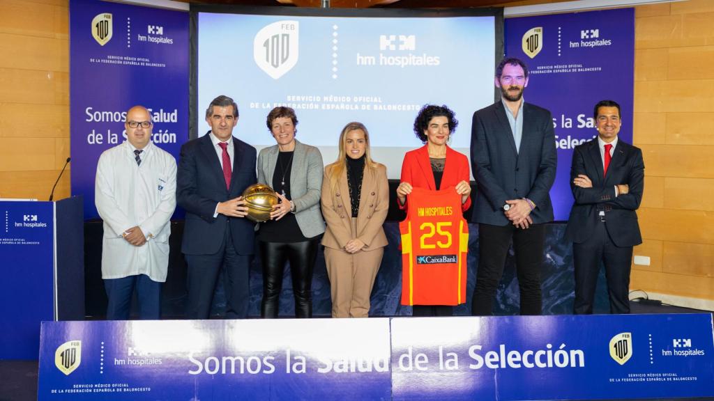 Acto de presentación del acuerdo entre HM Hospitales y la FEB