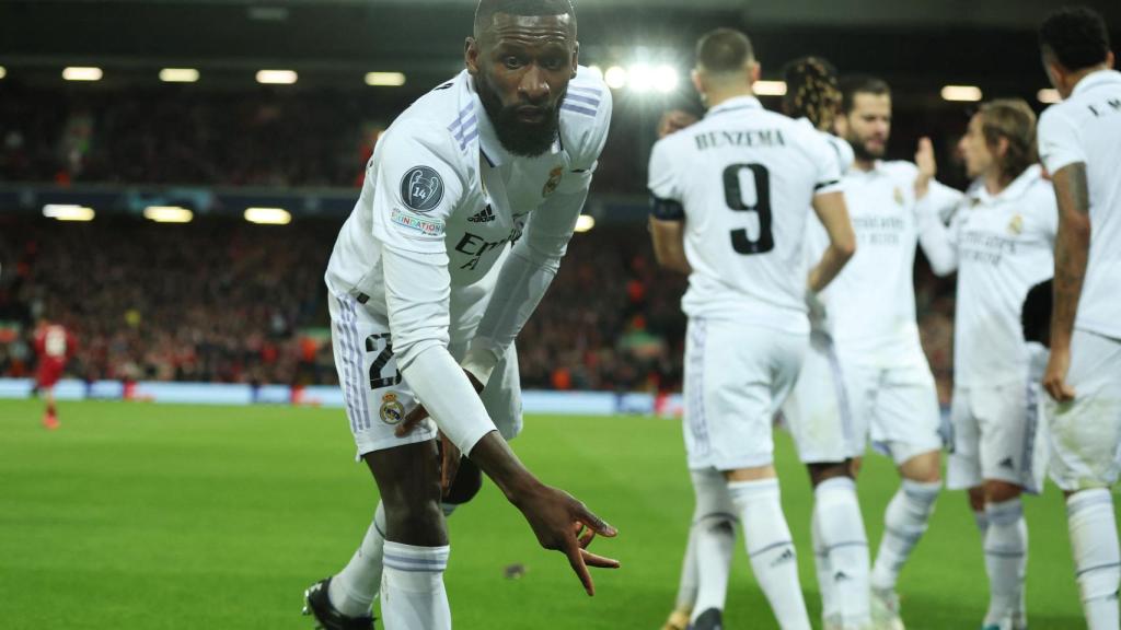Antonio Rüdiger, tras el 2-2 del Real Madrid al Liverpool en la Champions League 2022/2023