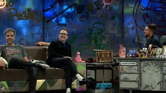 Ernesto Sevilla y Joaquín Reyes, junto a David Broncano en La Resistencia. Foto: Twitter @LaResistencia.