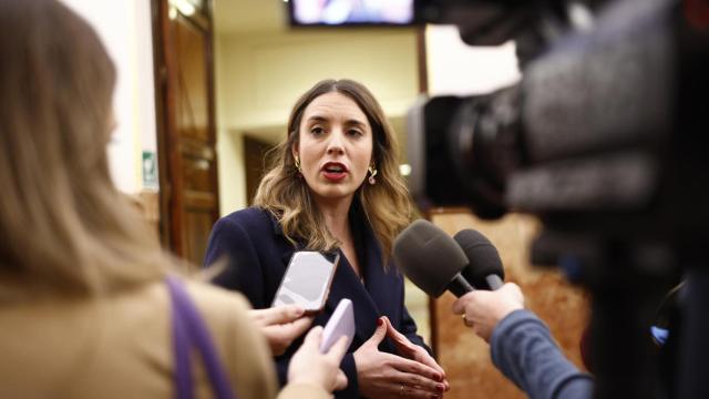 La ministra de Igualdad, Irene Montero, este martes en el Congreso de los Diputados.