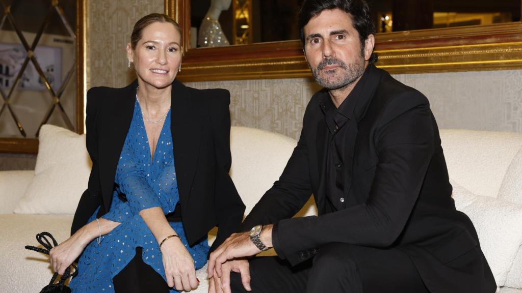 Fiona Ferrer y Hernán Zin en el Hotel Wellington de Madrid