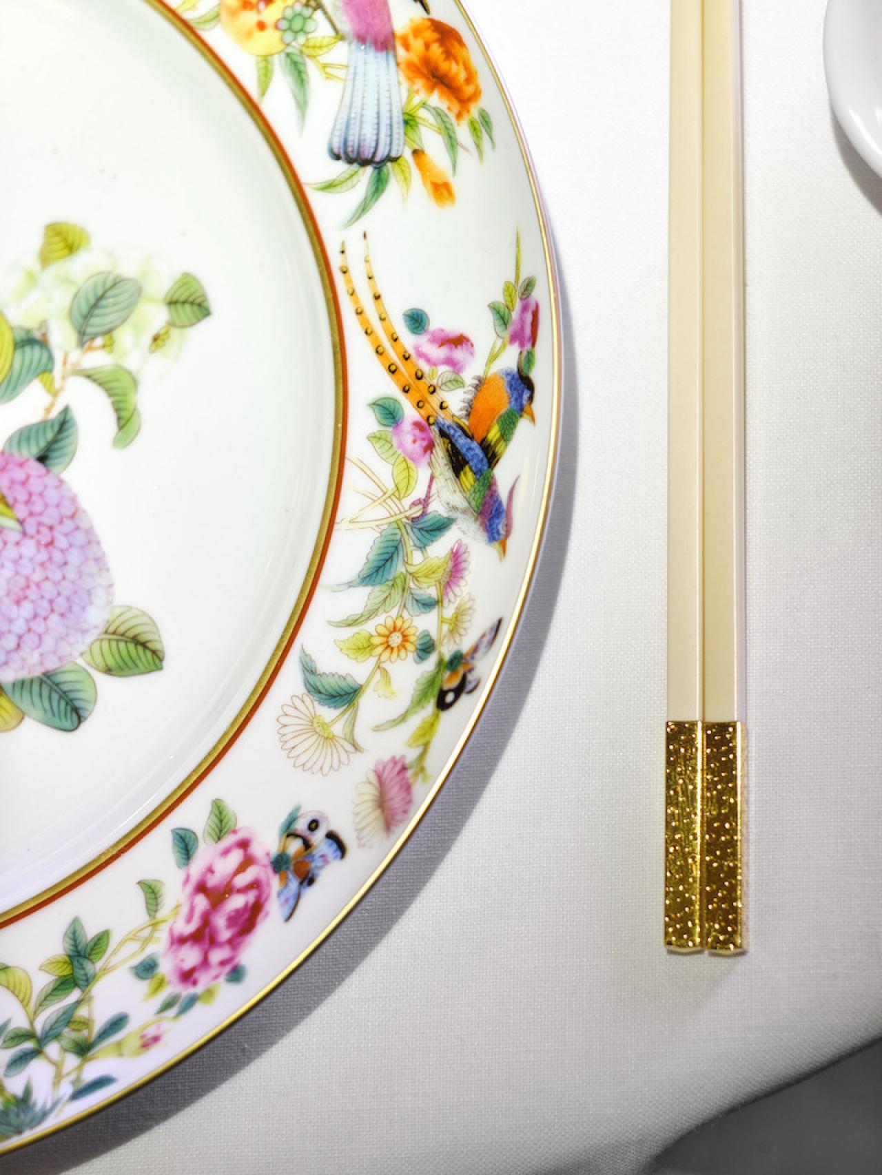 Vajilla del restaurante Bao Li.