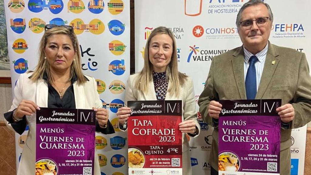 Presentación de las propuestas gastronómicas, este miércoles.