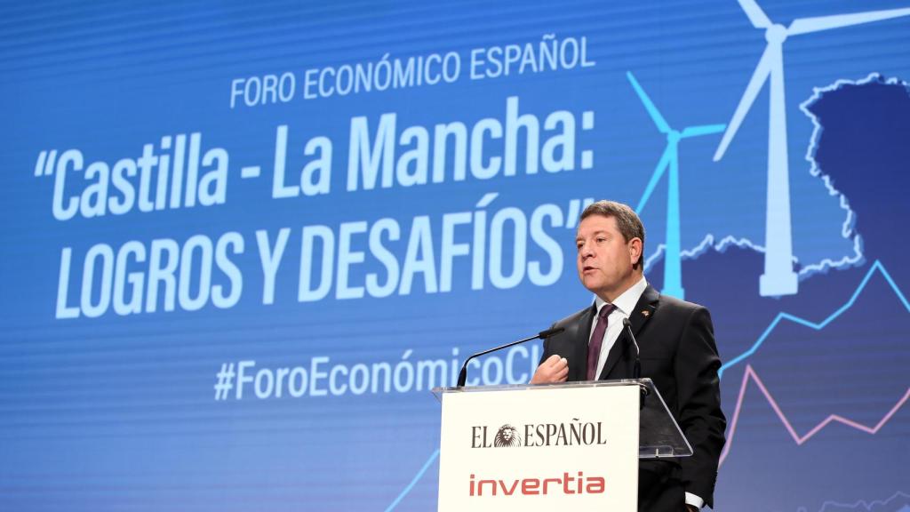 Emiliano García-Page, presidente de Castilla-La Mancha, en la primera edición del foro