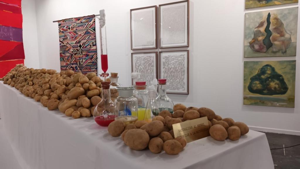 Víctor Grippo en la galería 1 Mira Madrid