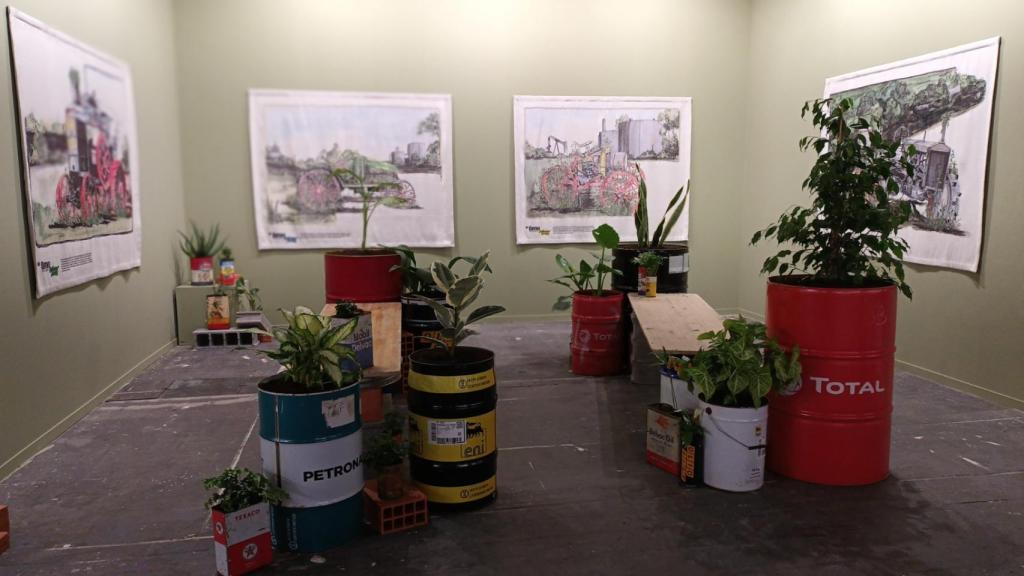 Adrián Balseca en la galería Mandragoa, en la sección de 'Nunca lo mismo'
