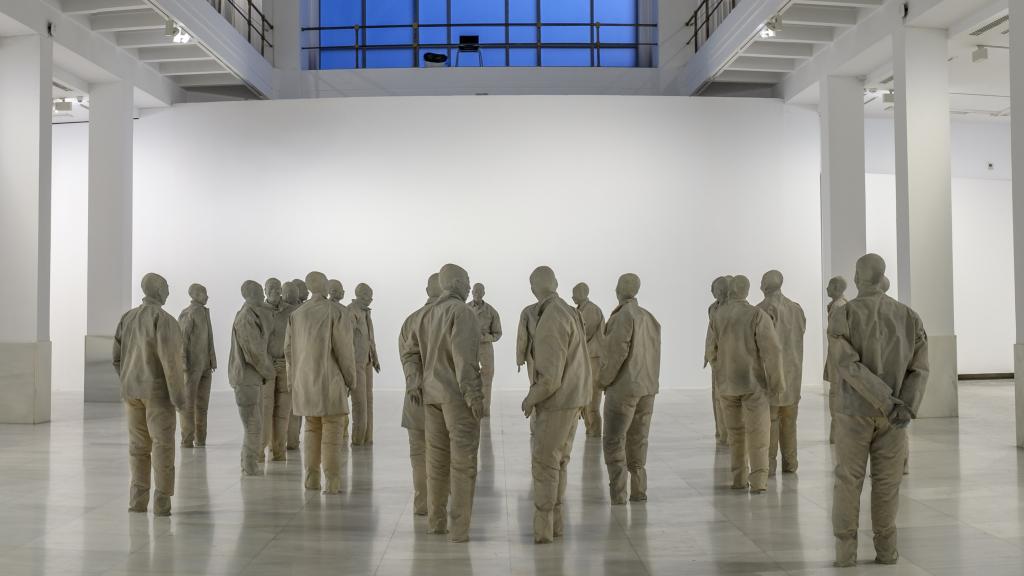'Plaza', 1996. Fotos: Guillermo Gumiel. Cortesía Juan Muñoz Estate