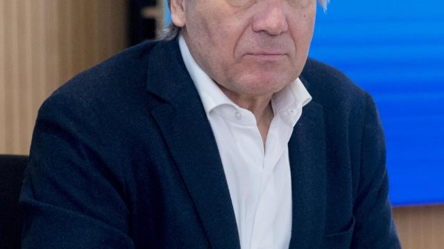 El presidente de Naturgy, Francisco Reynés, durante una rueda de prensa de presentación de los resultados de Naturgy