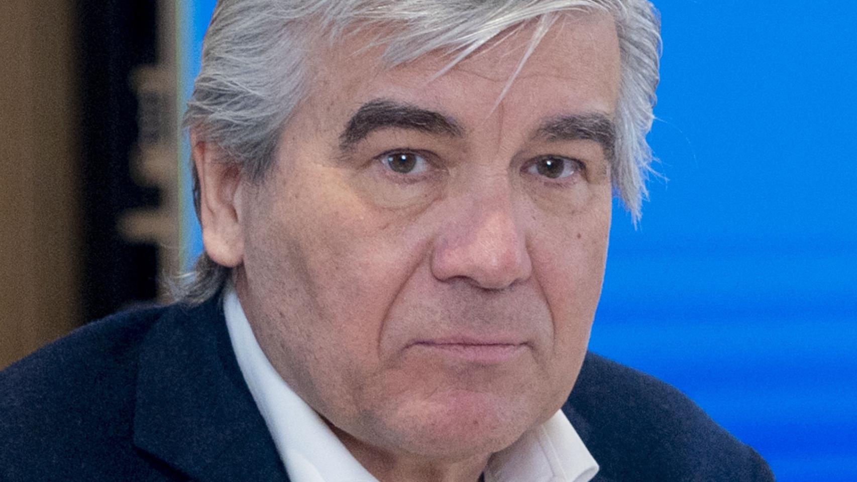 El presidente de Naturgy, Francisco Reynés, durante una rueda de prensa de presentación de los resultados de Naturgy