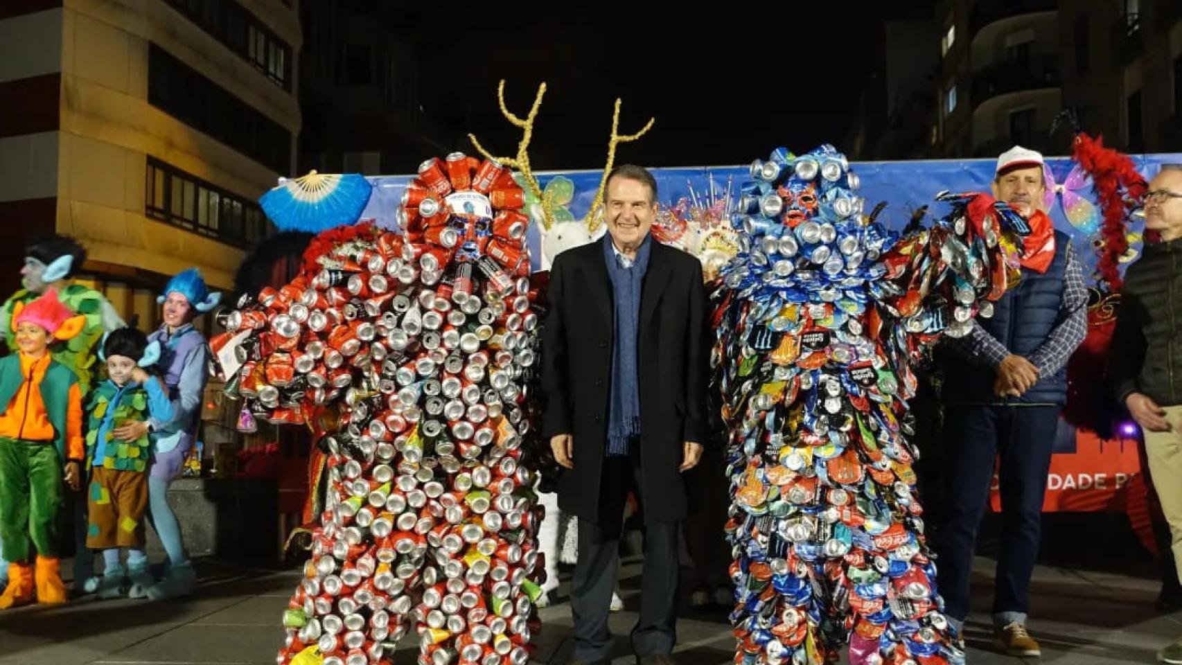 Desfile de disfraces de carnaval en Vigo.