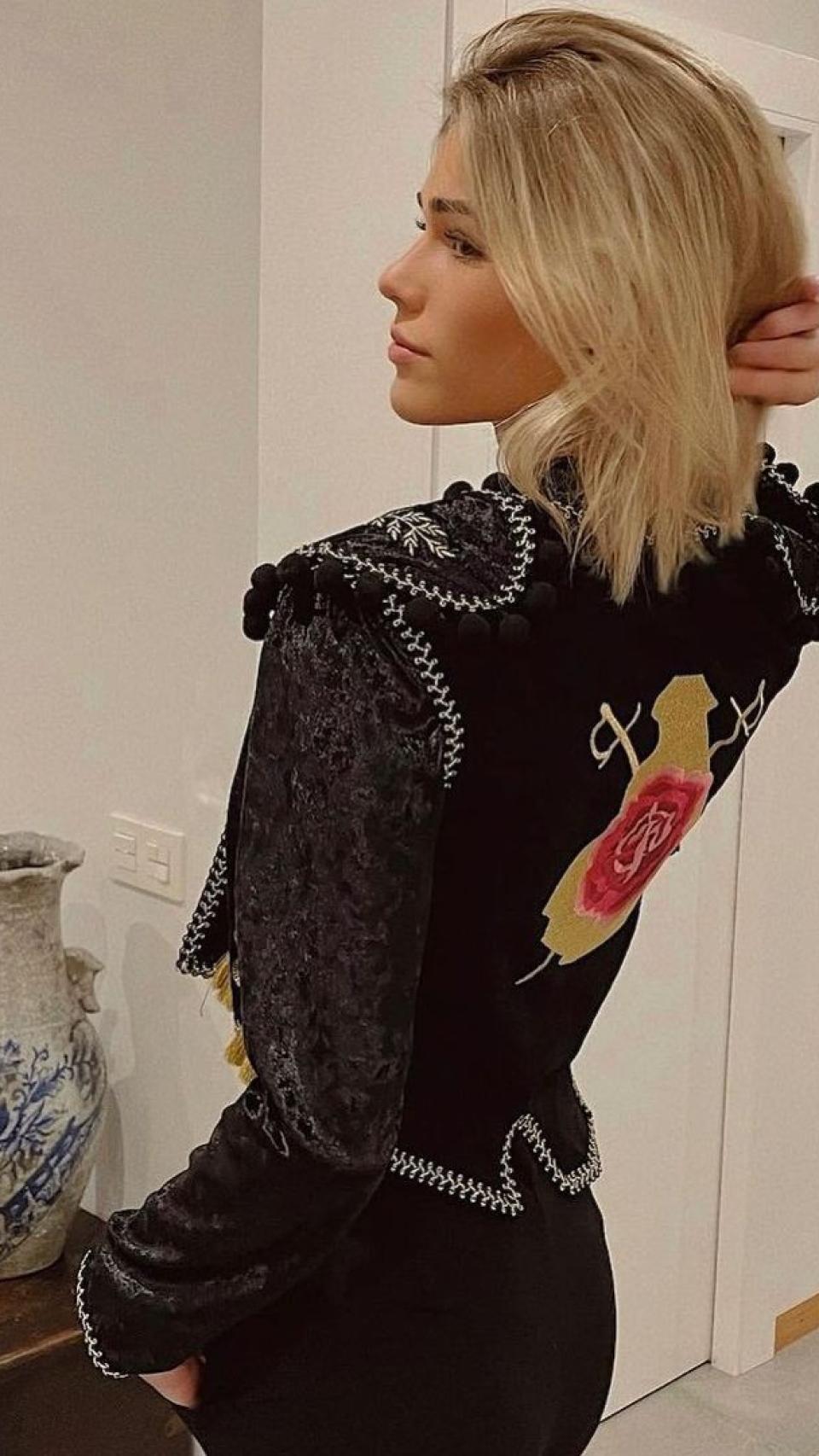 La almeriense Ana Soria en una reciente imagen en la que aparece vestida de torera.